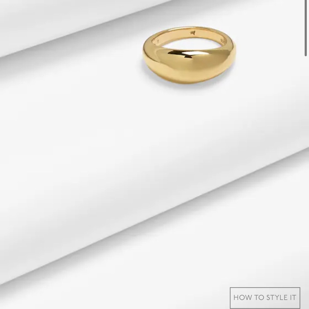 Madewell Demi-Fine Dome Ring Size 7